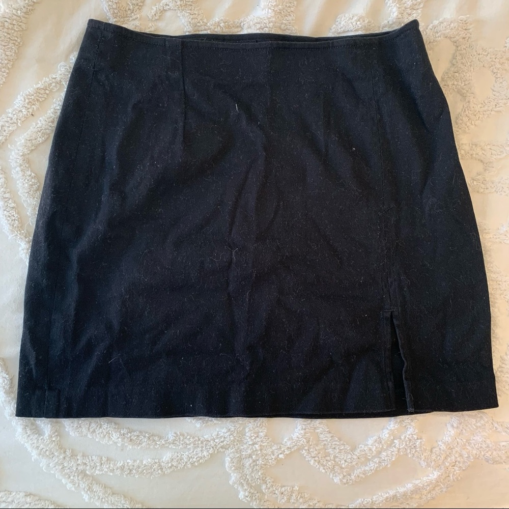 Vintage Black Guess Mini Skirt size 28 made in USA